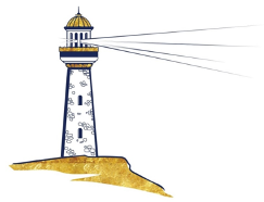 drawing of a lighthouse